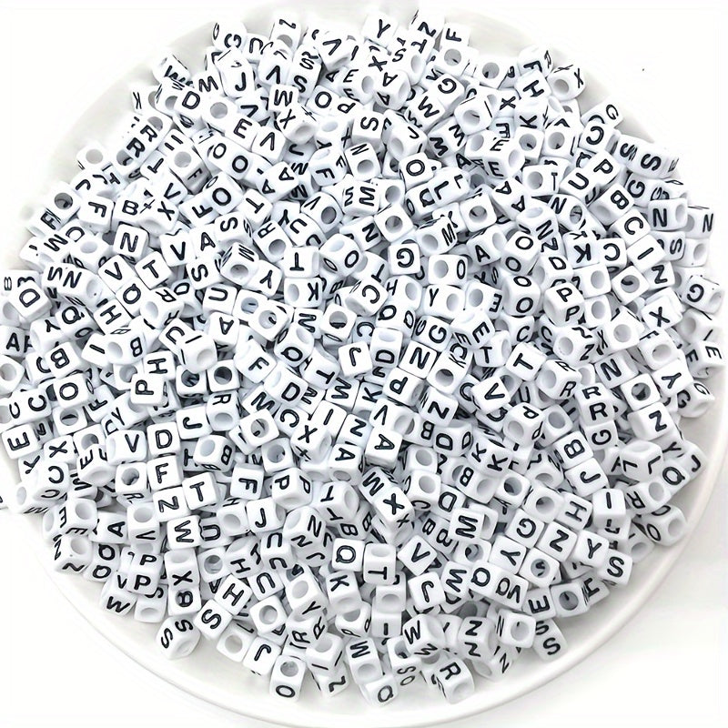 Alphabet Bead Mix | 100pc Acrylic Letter Beads