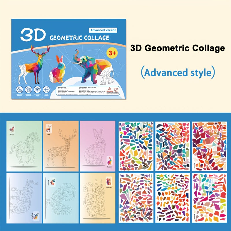 Sticker Puzzle Book | Educational Sticker Scenes (Ages 3+)