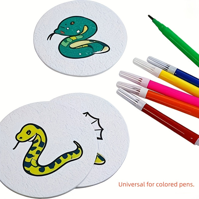 3D Foam Craft Sheets | 10–50pc Round Kids Craft Pack