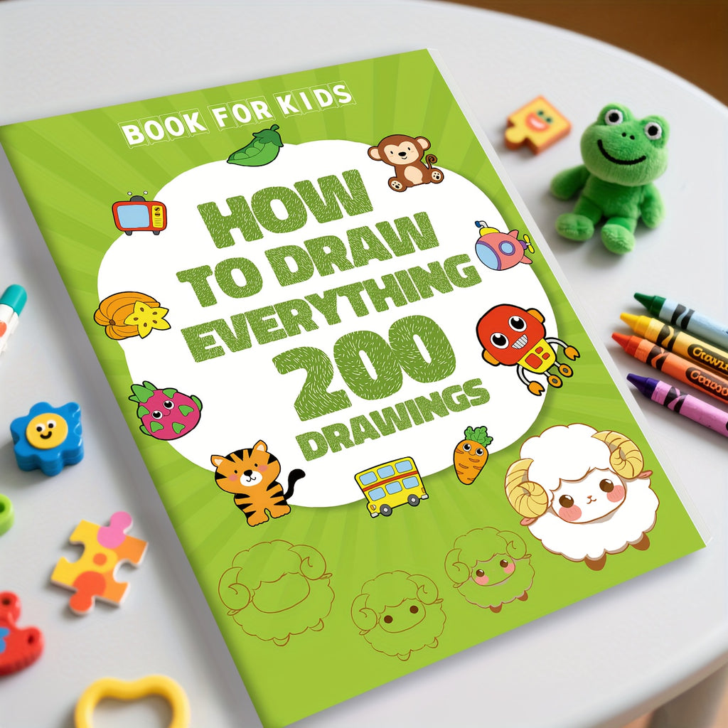 How to Draw Everything | 200-Step Kids Drawing Book