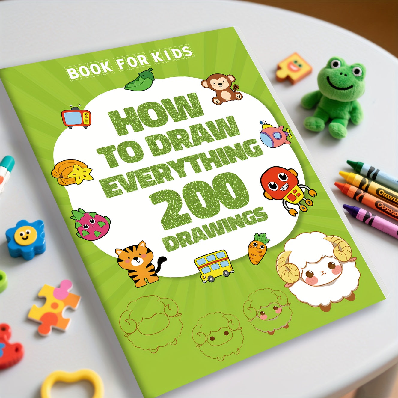 How to Draw Everything | 200-Step Kids Drawing Book