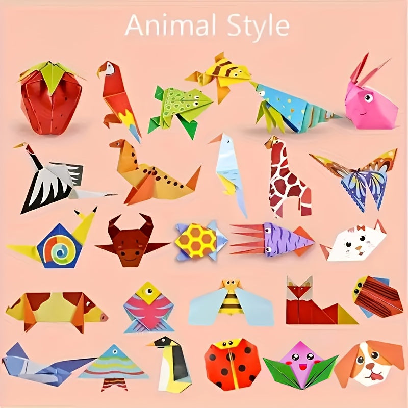 Colorful Origami Kit | 54pc Double-Sided Kids Folding Set