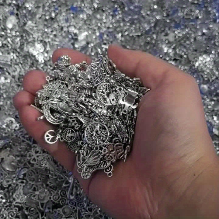 Metal Charm Bead Mix | 8/18/48/98pcs Alloy Pendants for DIY Jewelry