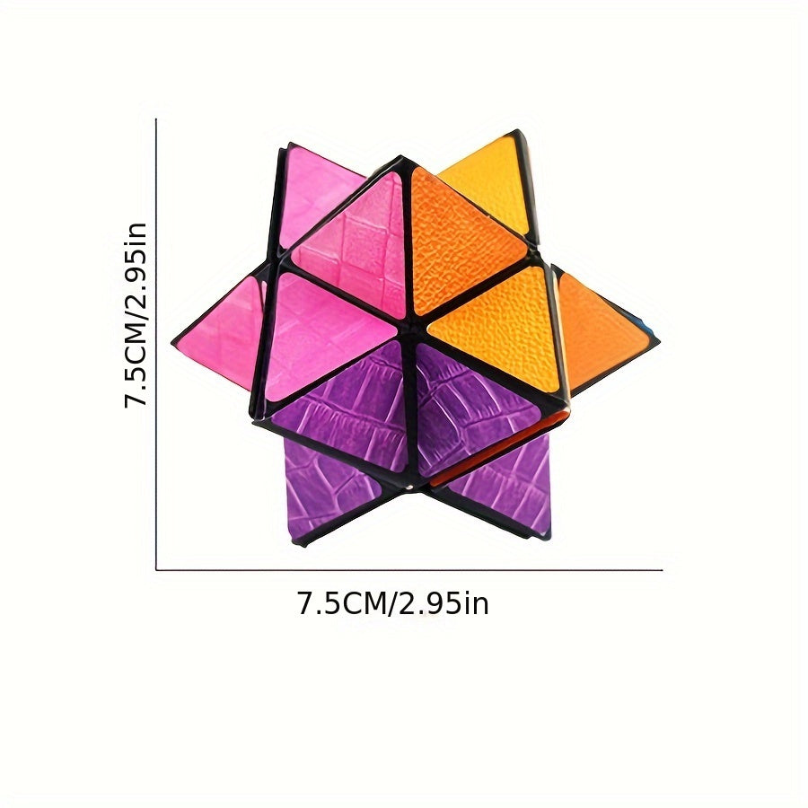 Infinity Magic Cube | Hexagon Flip Fidget (Mixed Colors, ABS)