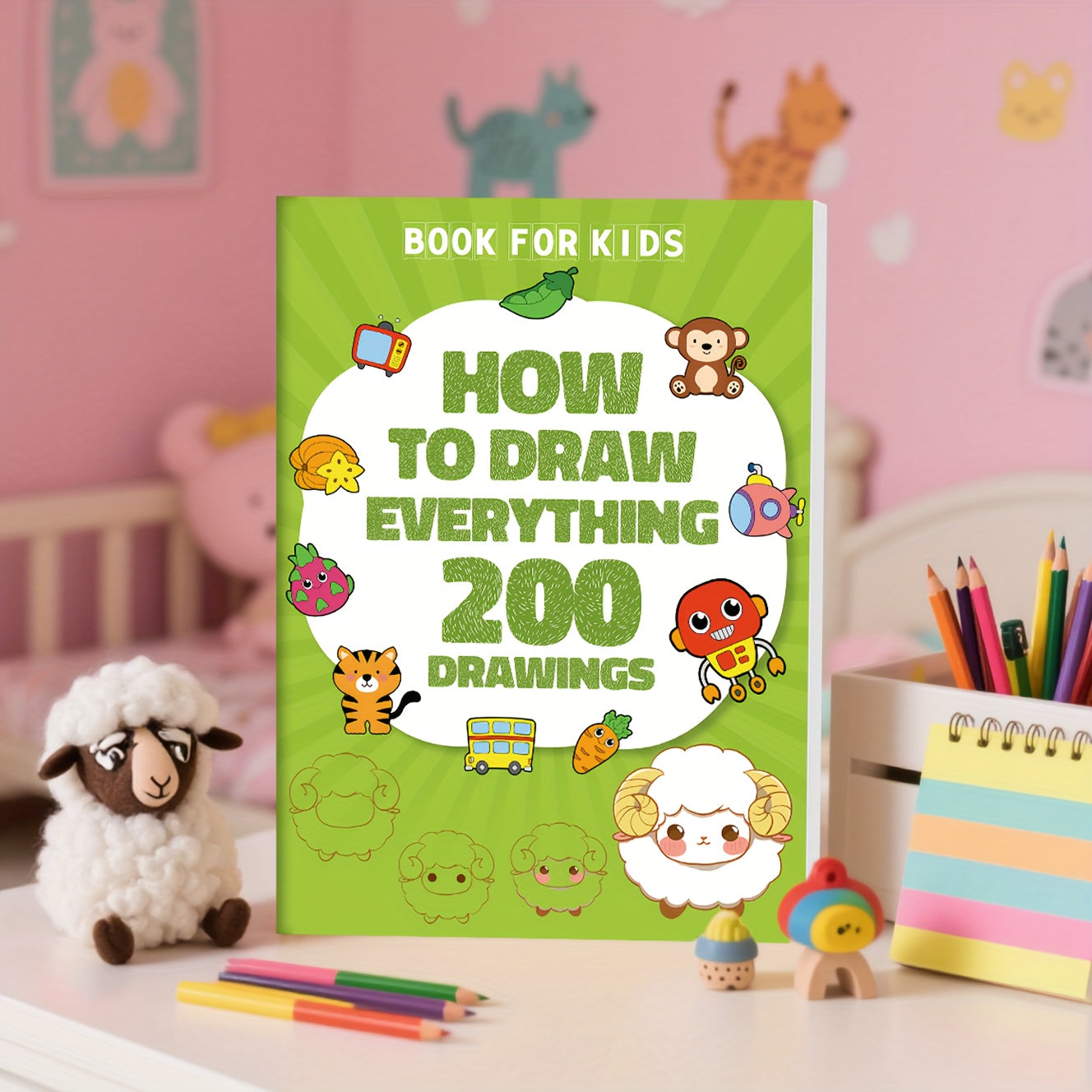 How to Draw Everything | 200-Step Kids Drawing Book