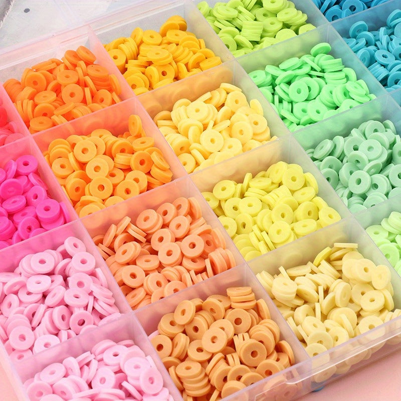 Soft Clay Beads Mega Set | 2000–4400pc DIY Jewelry Bead Kit