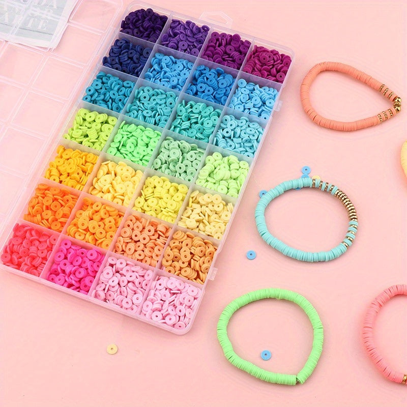 Soft Clay Beads Mega Set | 2000–4400pc DIY Jewelry Bead Kit
