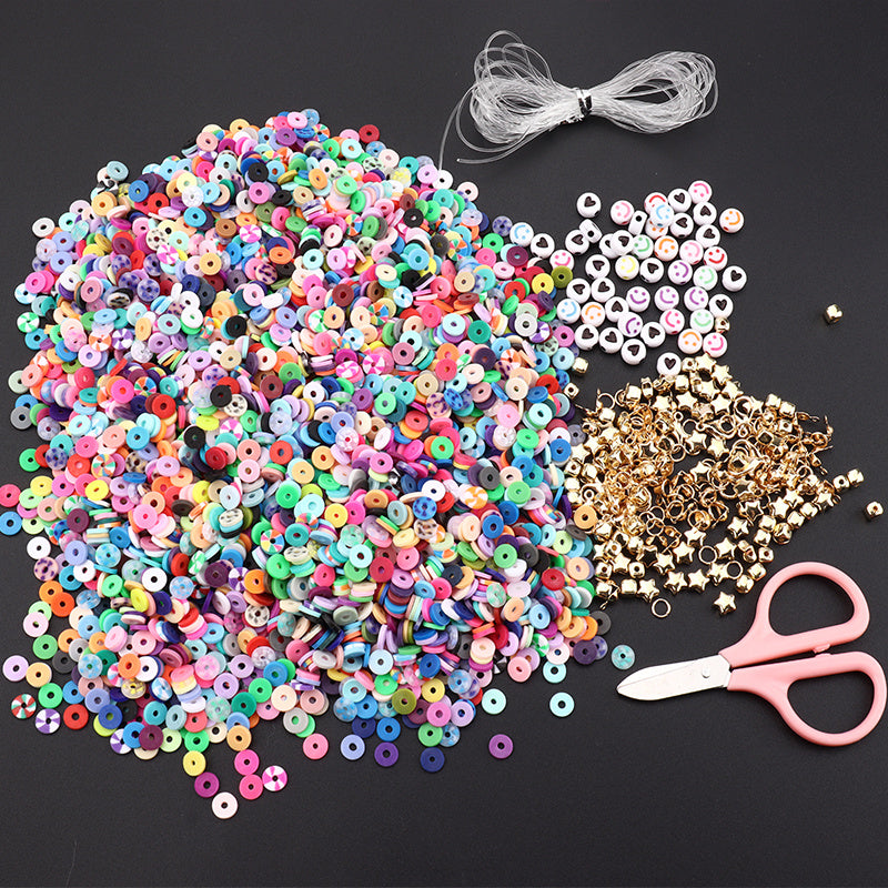Soft Clay Beads Mega Set | 2000–4400pc DIY Jewelry Bead Kit