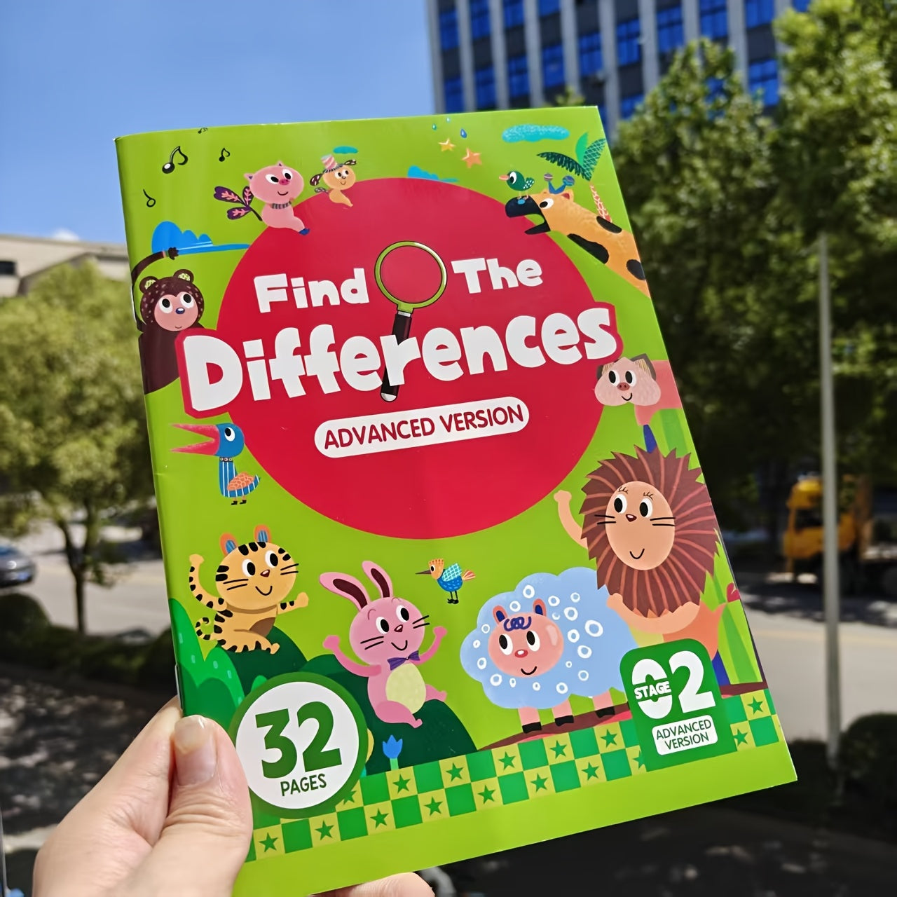 Hidden Patterns Activity Book | 32-Page Focus & Observation Puzzles