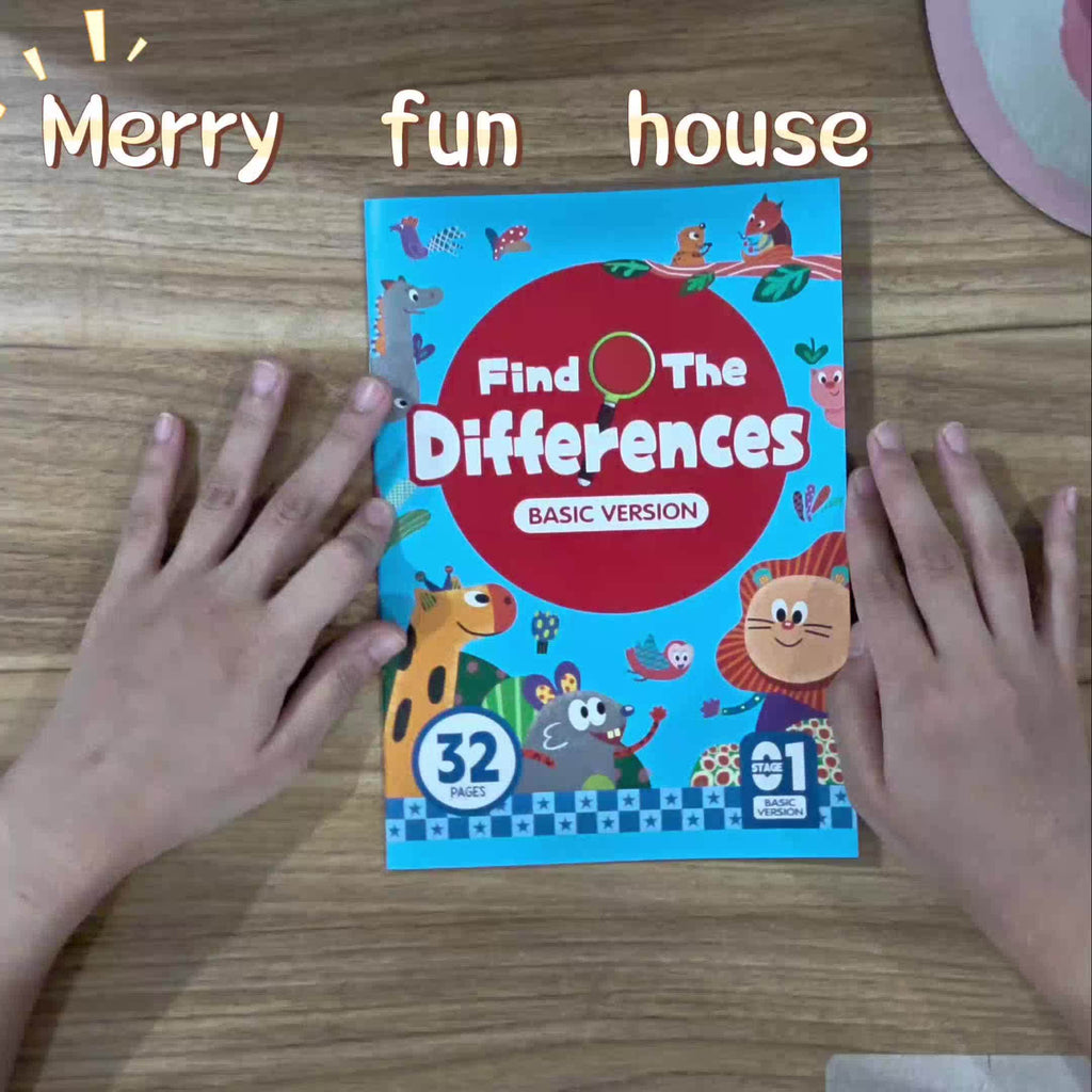 Hidden Patterns Activity Book | 32-Page Focus & Observation Puzzles