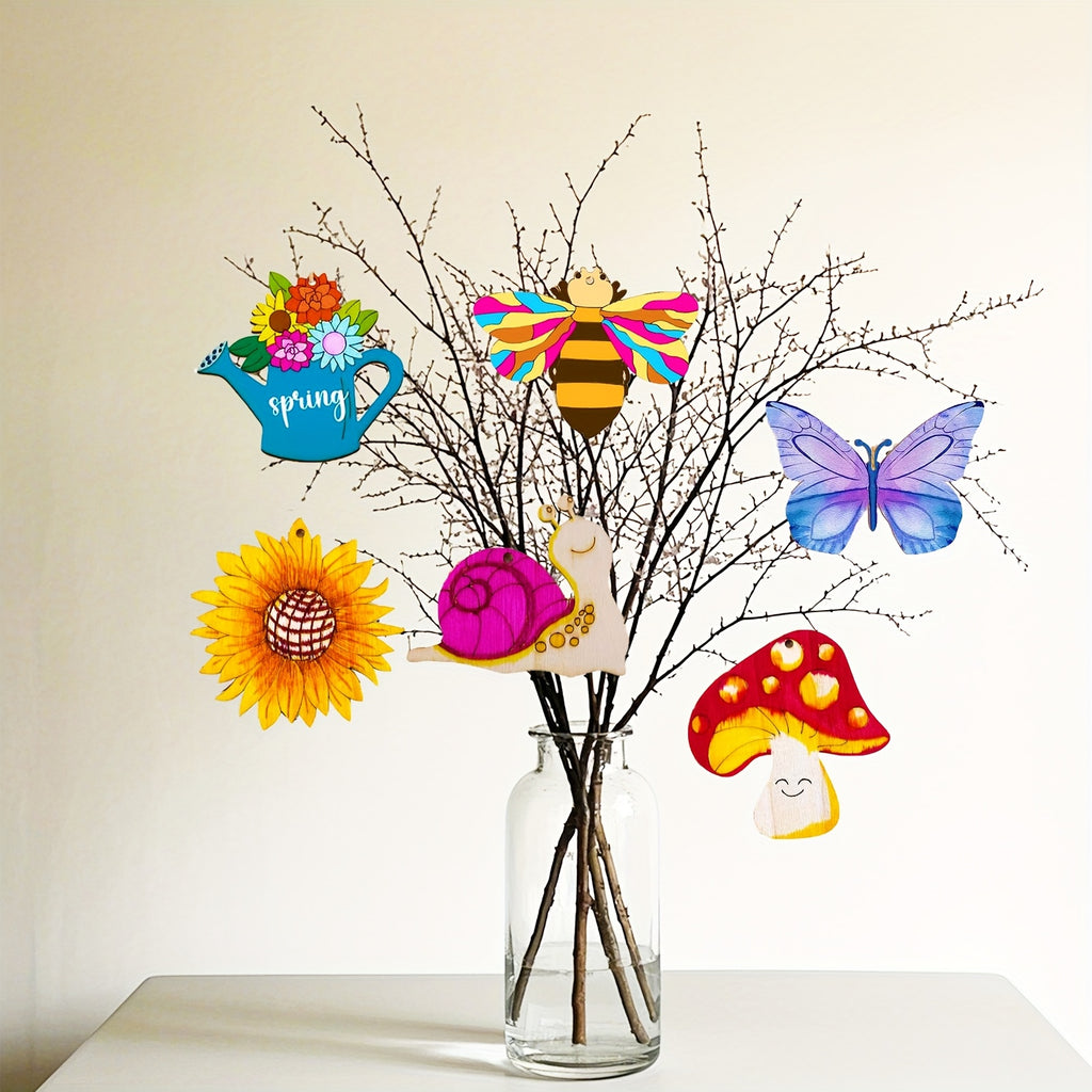 Insect Wooden Craft Set | 24pc Color & Hang Bug Shapes