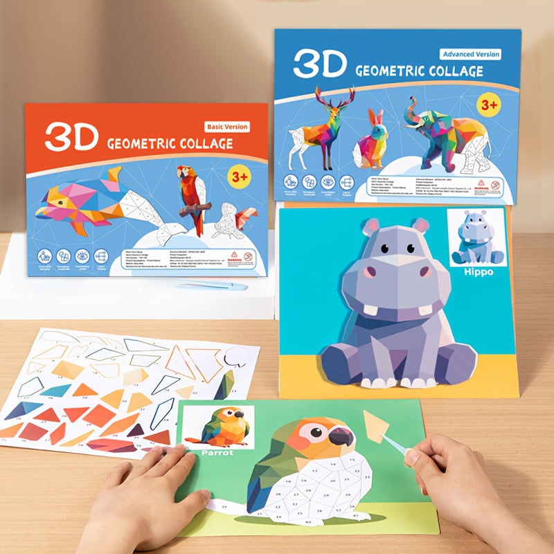 Sticker Puzzle Book | Educational Sticker Scenes (Ages 3+)