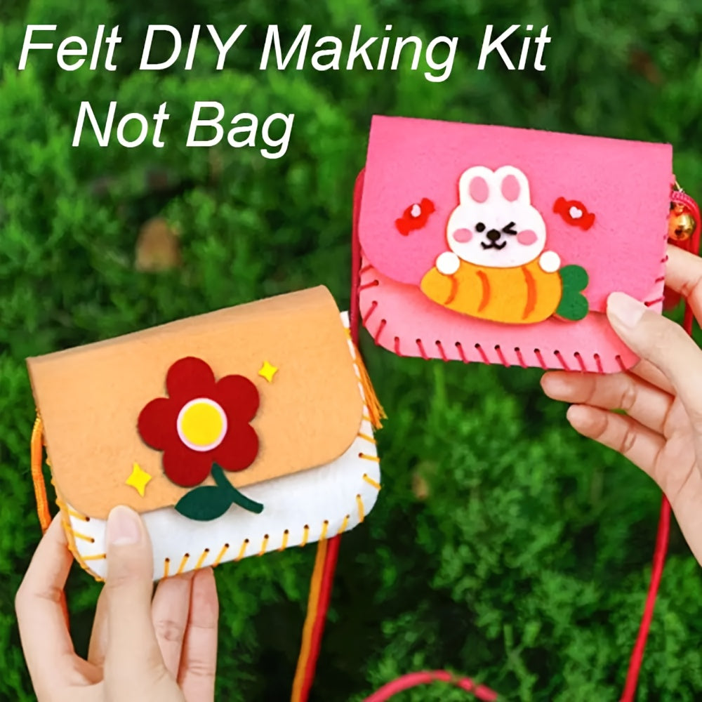 Felt Crossbody Bag Sewing Kit | Cartoon DIY Felt Purse