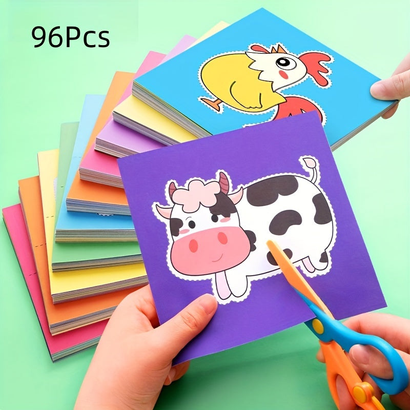 Paper Cutting Activity Kit | 96/120/240 Pages + Child-Safe Scissors