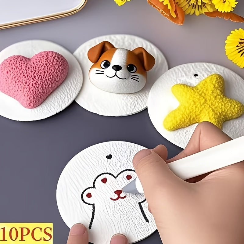 3D Foam Craft Sheets | 10–50pc Round Kids Craft Pack