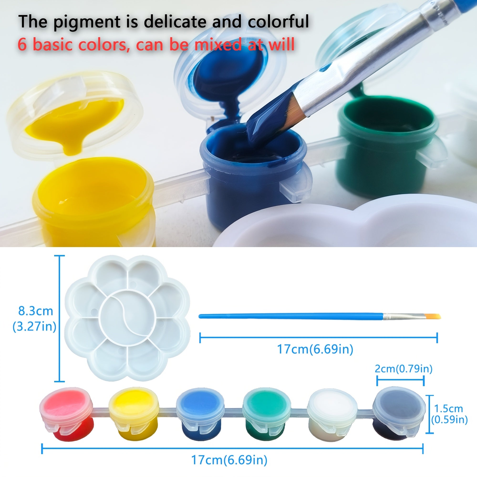 Washable Animal Painting Kit | 9pc Repaintable Figures Set