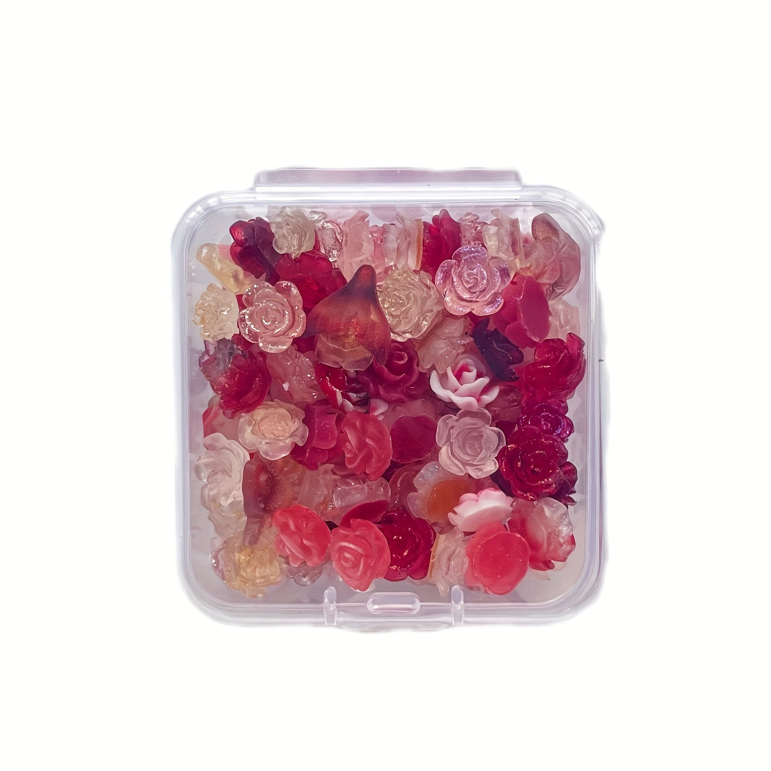 Resin Charms Mix | 35/100pcs Floral & Butterfly Craft Embellishments