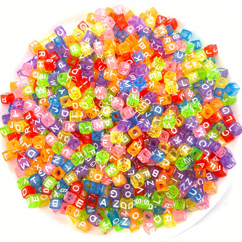 Alphabet Bead Mix | 100pc Acrylic Letter Beads
