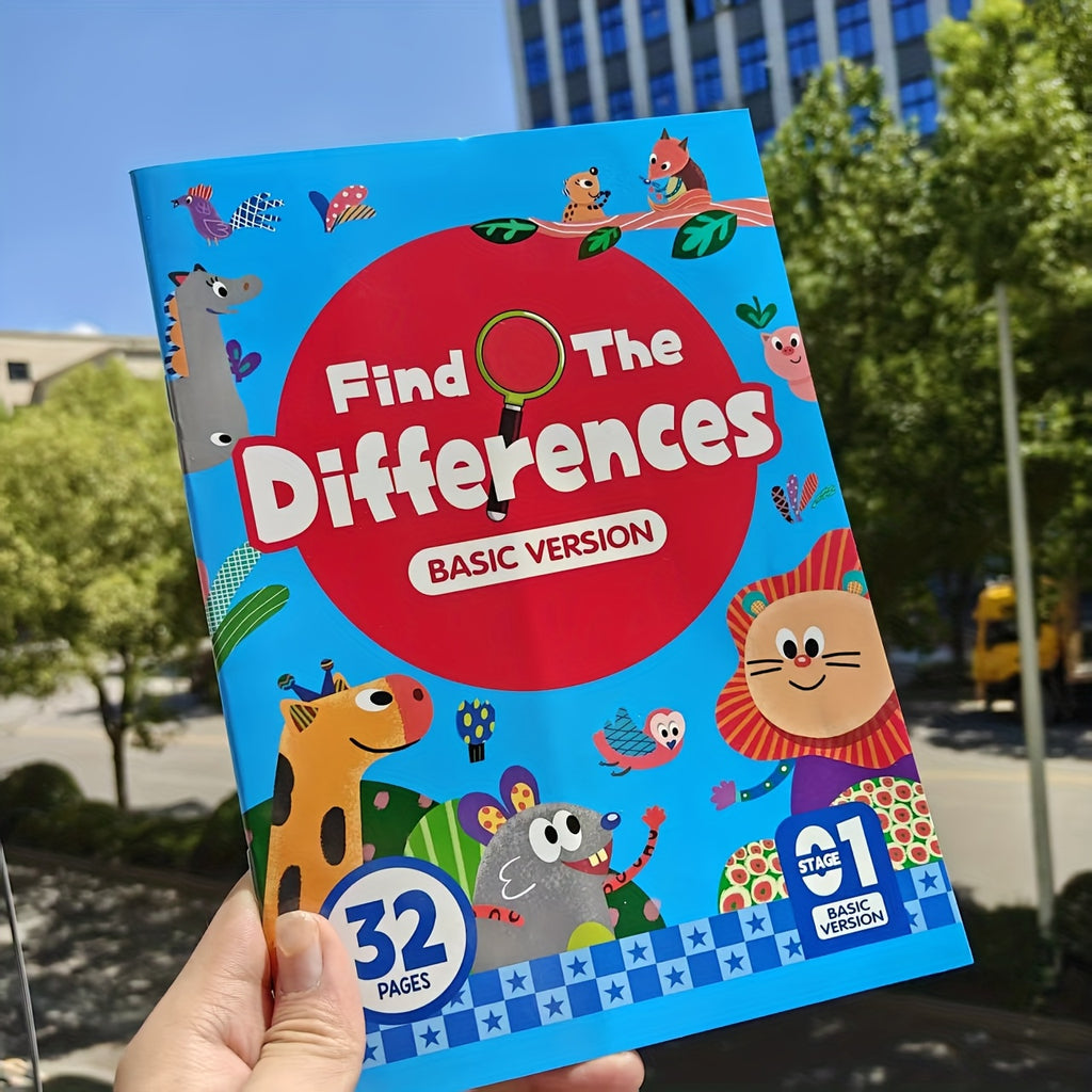 Hidden Patterns Activity Book | 32-Page Focus & Observation Puzzles