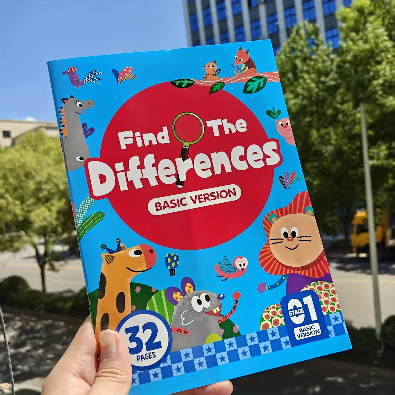 Hidden Patterns Activity Book | 32-Page Focus & Observation Puzzles