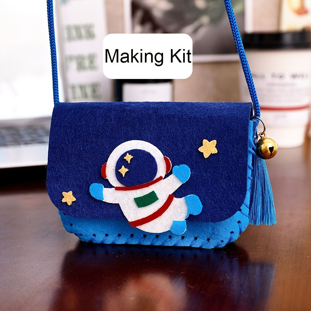 Felt Crossbody Bag Sewing Kit | Cartoon DIY Felt Purse