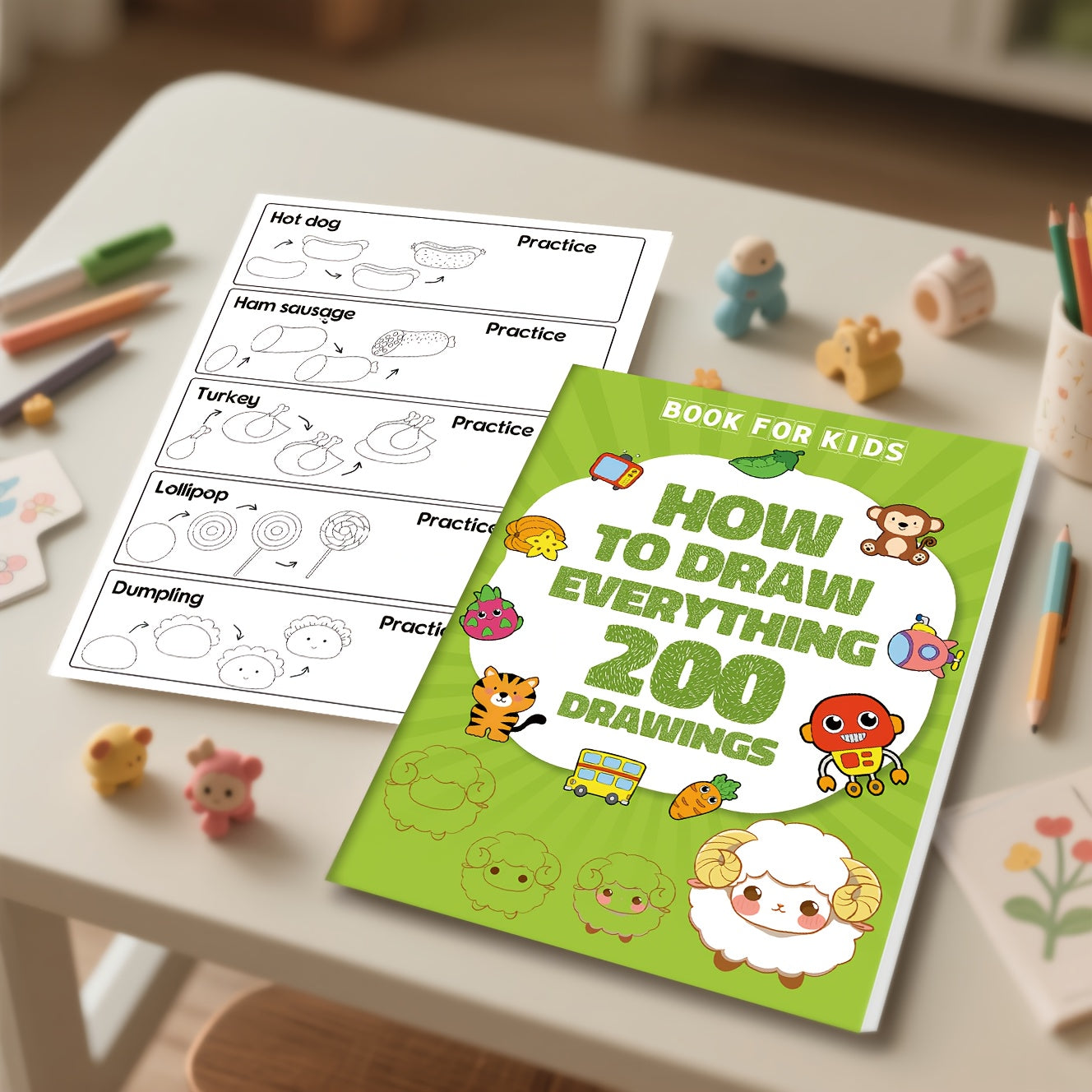 How to Draw Everything | 200-Step Kids Drawing Book
