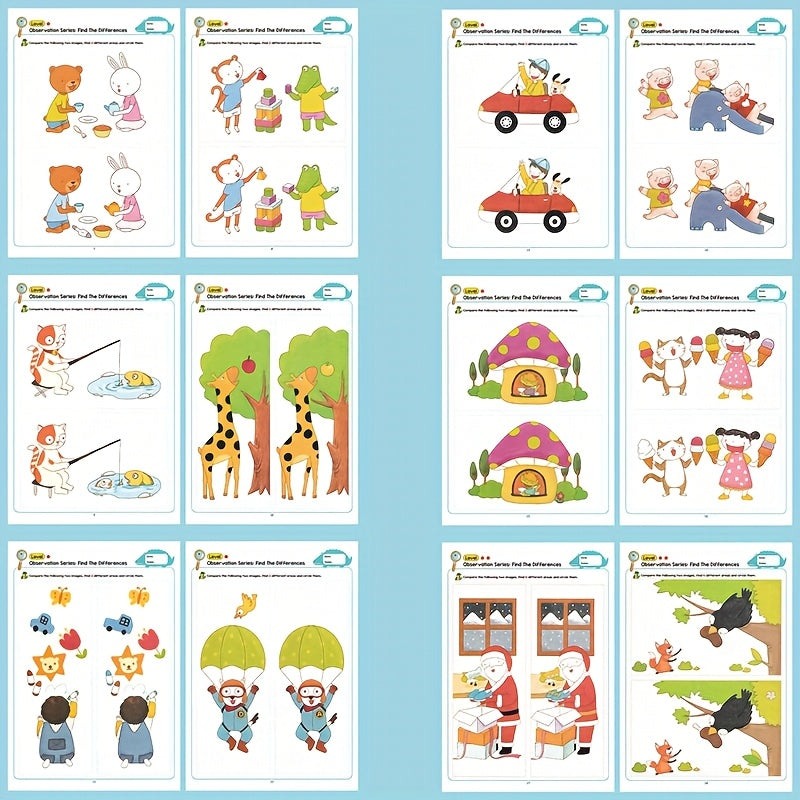 Hidden Patterns Activity Book | 32-Page Focus & Observation Puzzles