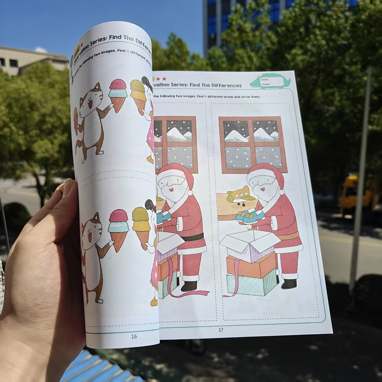 Hidden Patterns Activity Book | 32-Page Focus & Observation Puzzles