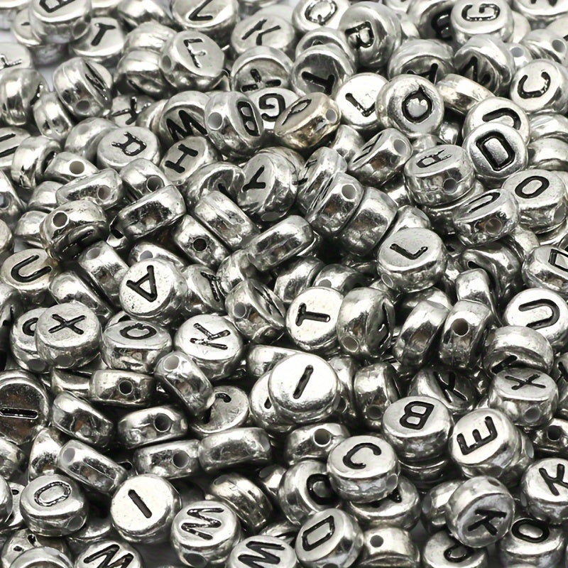 Alphabet Bead Mix | 100pc Acrylic Letter Beads