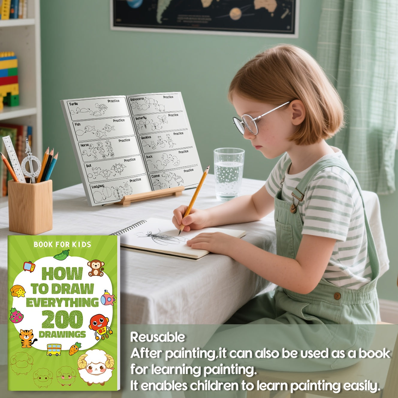 How to Draw Everything | 200-Step Kids Drawing Book