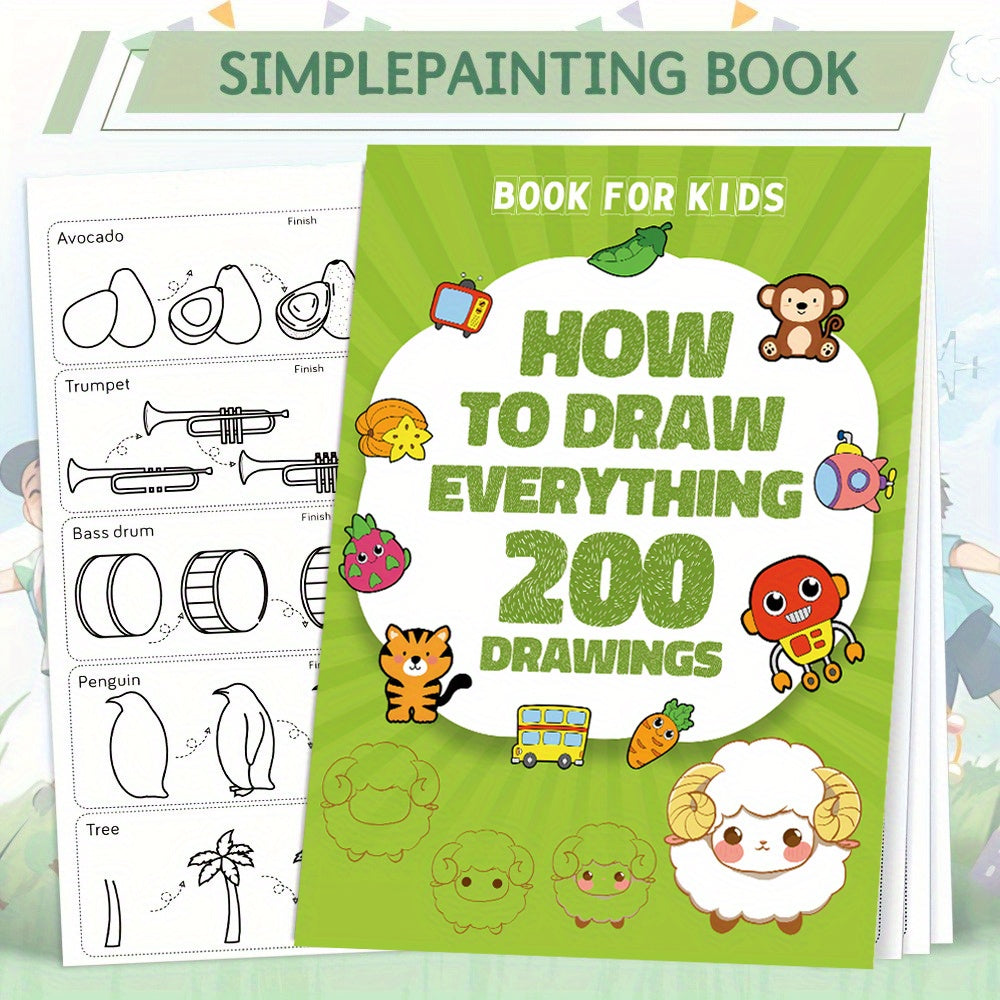 How to Draw Everything | 200-Step Kids Drawing Book