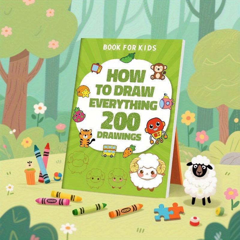 How to Draw Everything | 200-Step Kids Drawing Book