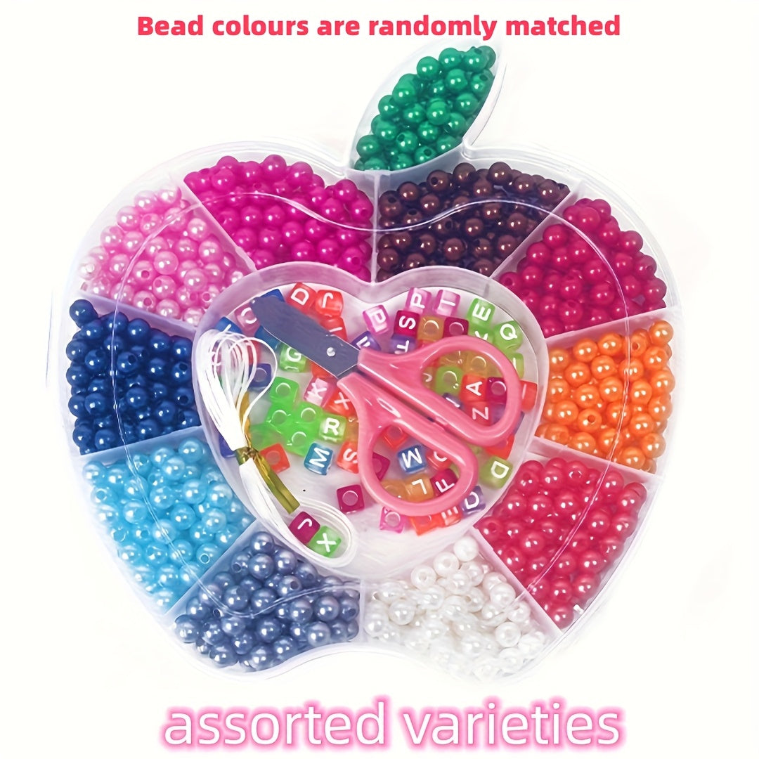 Colorful Pearl Bead Mix | ~720pc Animal/Fruit Shapes