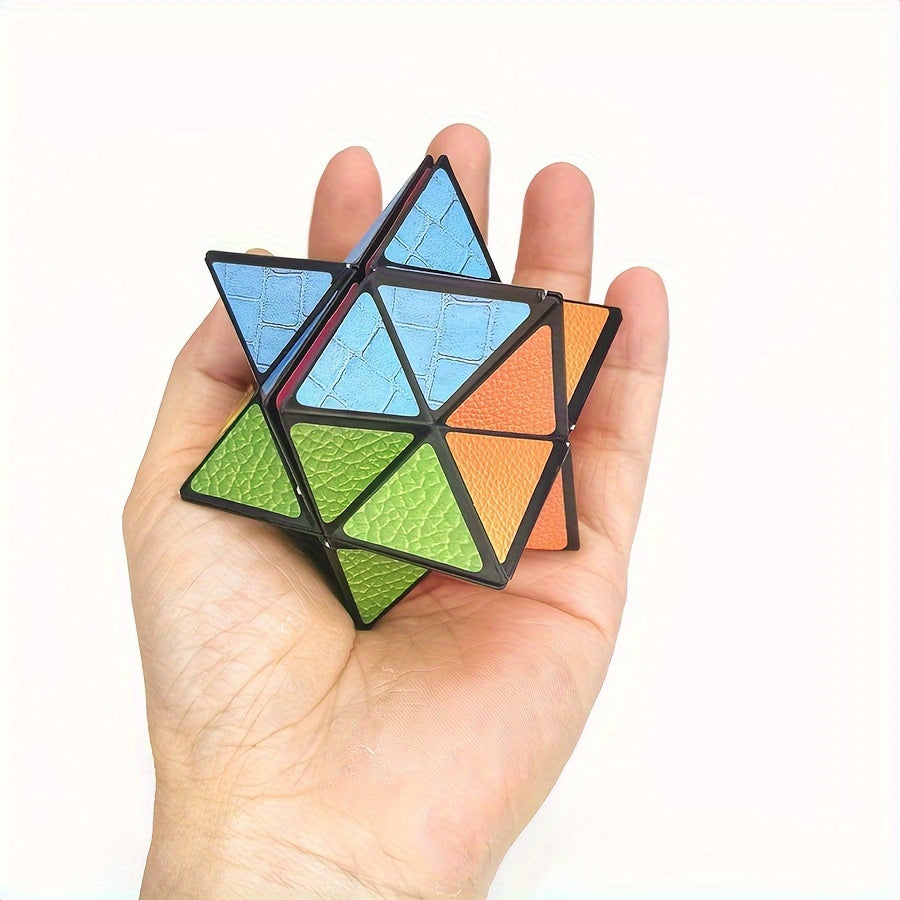 Infinity Magic Cube | Hexagon Flip Fidget (Mixed Colors, ABS)