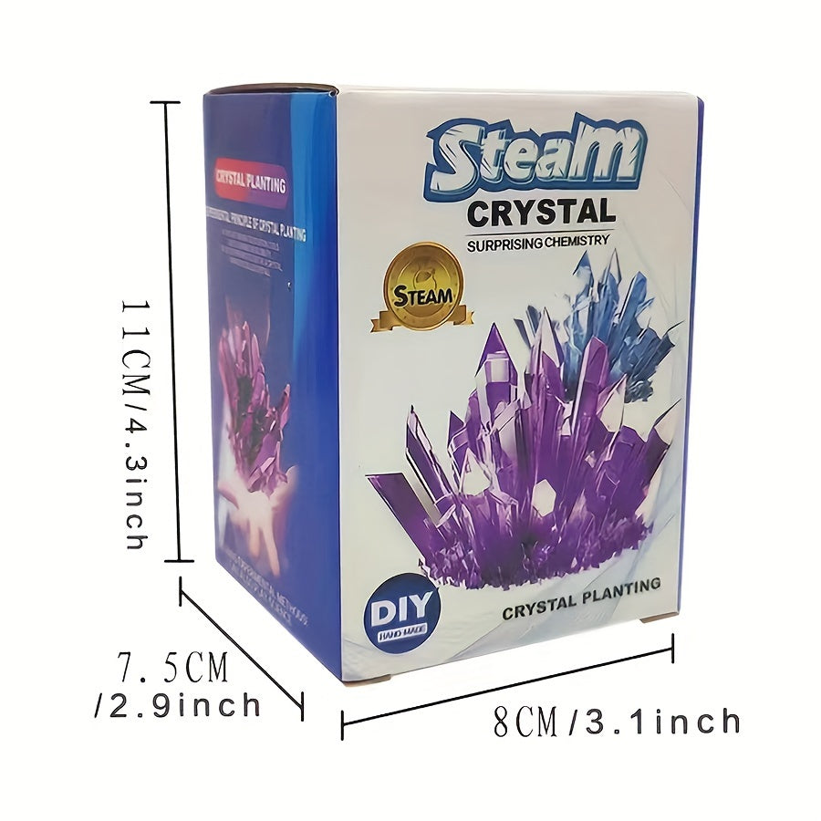 Crystal Growing Science Kit | Kids Colorful Crystal Experiment Set