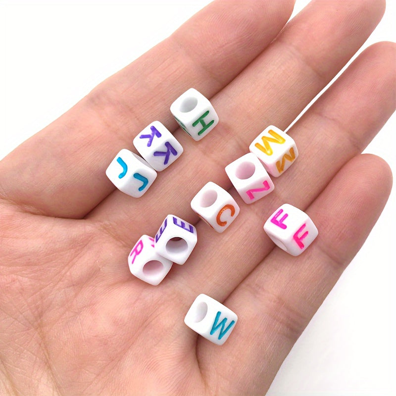 Alphabet Bead Mix | 100pc Acrylic Letter Beads
