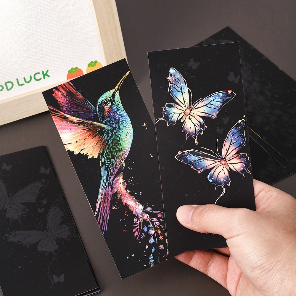 Animal Scratch Card Art Pack | 12pcs DIY Scratch-Off Cards
