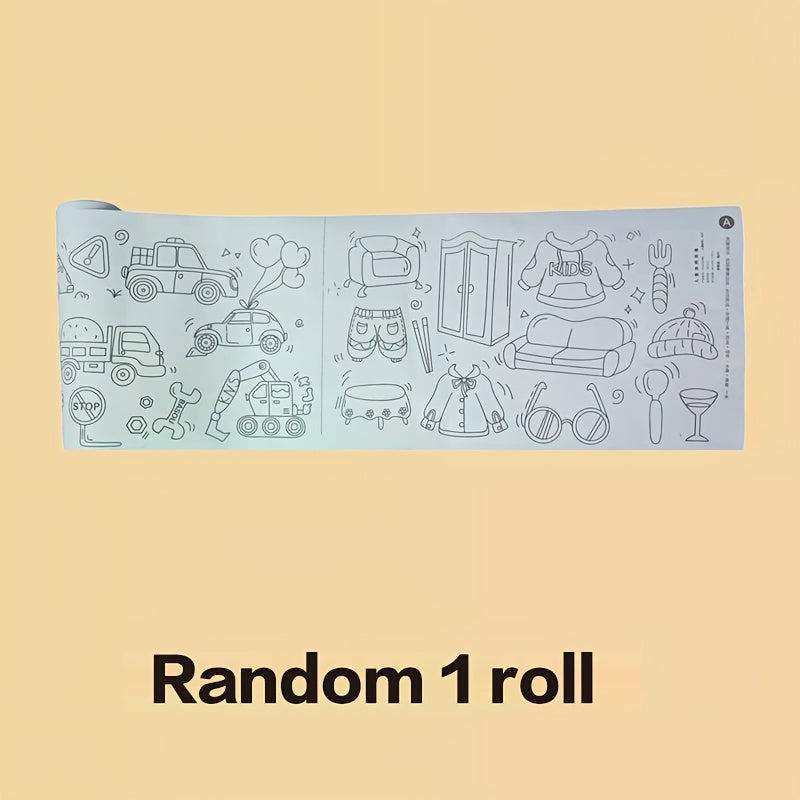 Doodle Paper Roll | 3m Themed Kids Coloring Paper