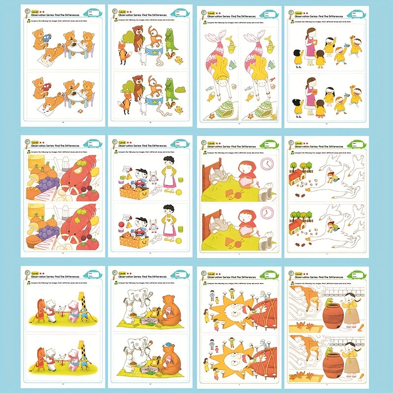 Hidden Patterns Activity Book | 32-Page Focus & Observation Puzzles