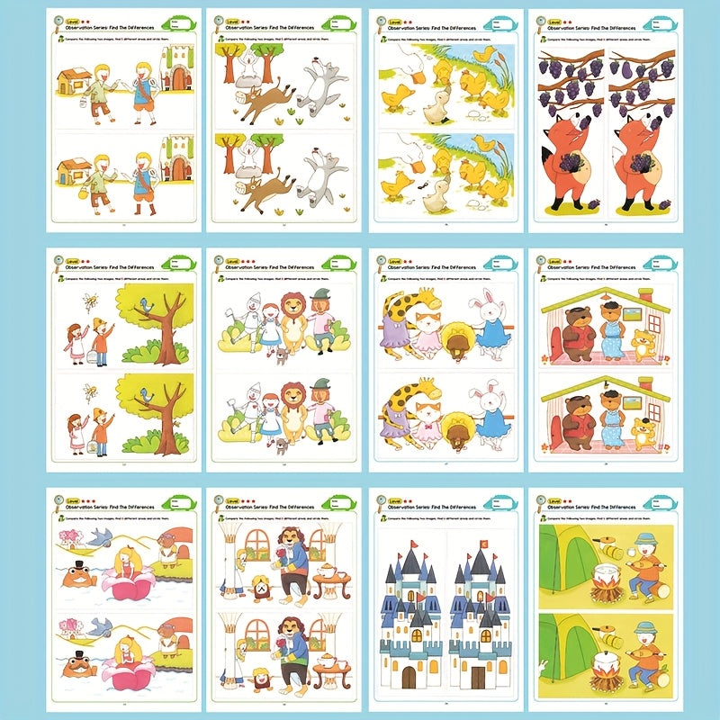 Hidden Patterns Activity Book | 32-Page Focus & Observation Puzzles