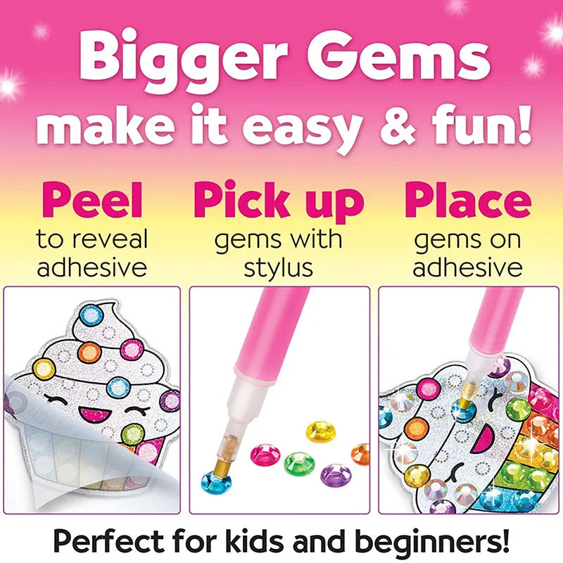 Premium Kids Diamond Painting Kit - DIY Gem Art Craft Set, Ages 6+