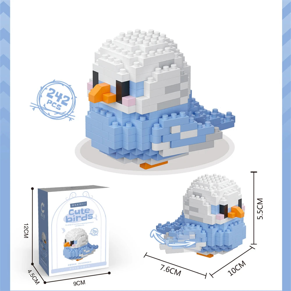 Premium Parrot Micro Blocks Set - Creative Building Toy for Kids, CE Certified