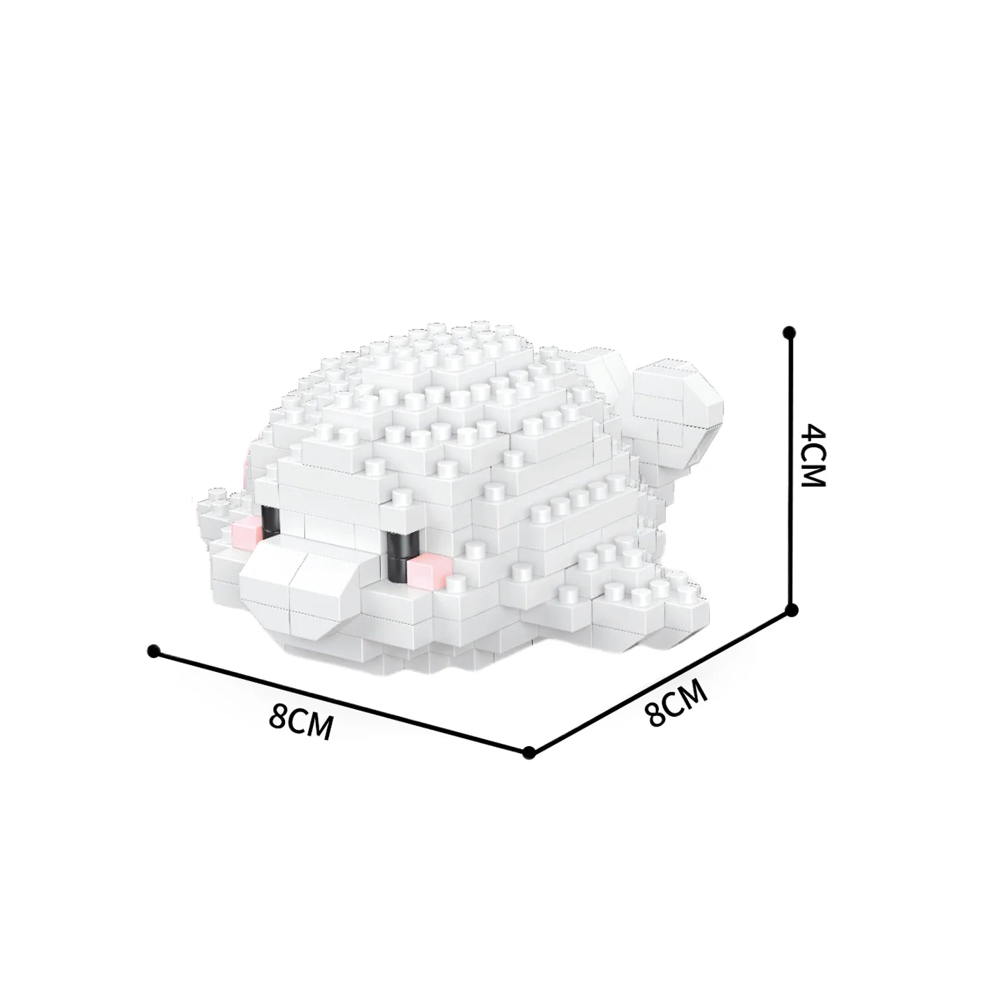 Premium KNEW BUILT Clownfish Whale Seahorse Shark Oceanic Micro Mini Building Bl