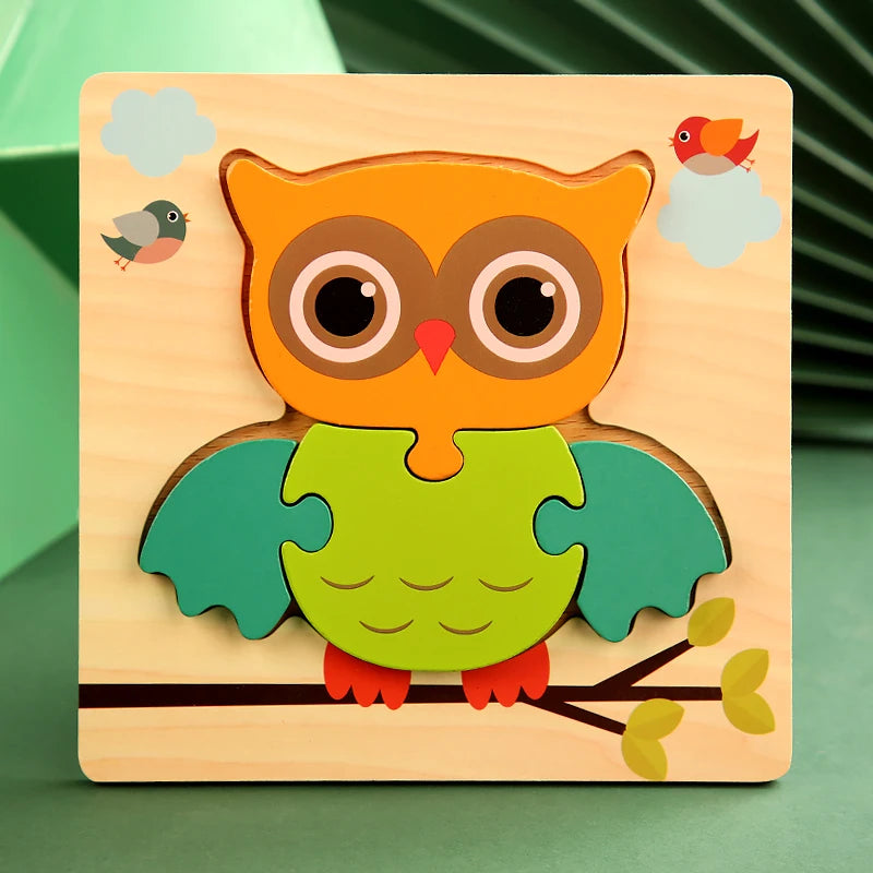 Wooden Color & Shape Matching Puzzle for Kids