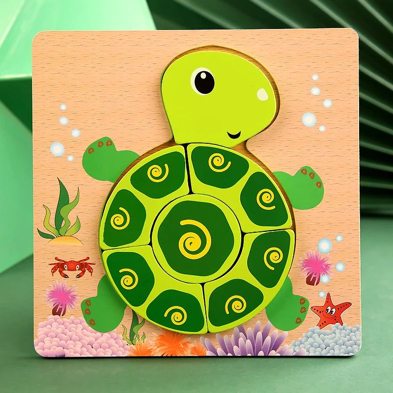 Wooden Color & Shape Matching Puzzle for Kids