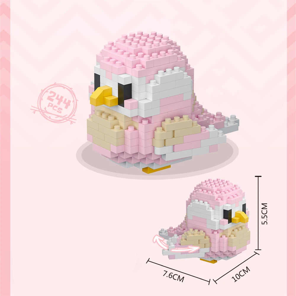 Premium Parrot Micro Blocks Set - Creative Building Toy for Kids, CE Certified