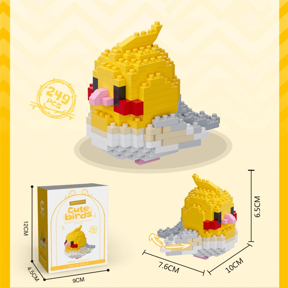 Premium Parrot Micro Blocks Set - Creative Building Toy for Kids, CE Certified