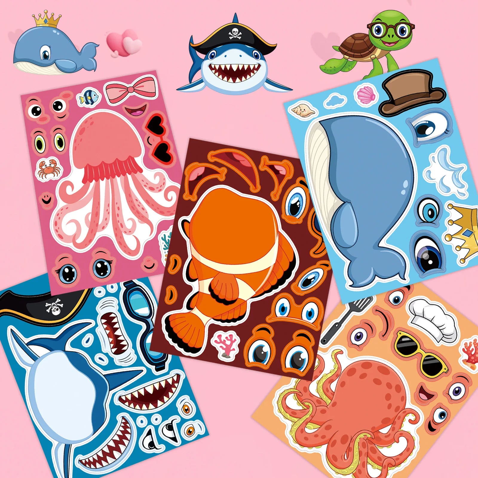 Premium DIY Sticker Craft Kit - DIY Craft Set, Ages 6+ (Creative Play)