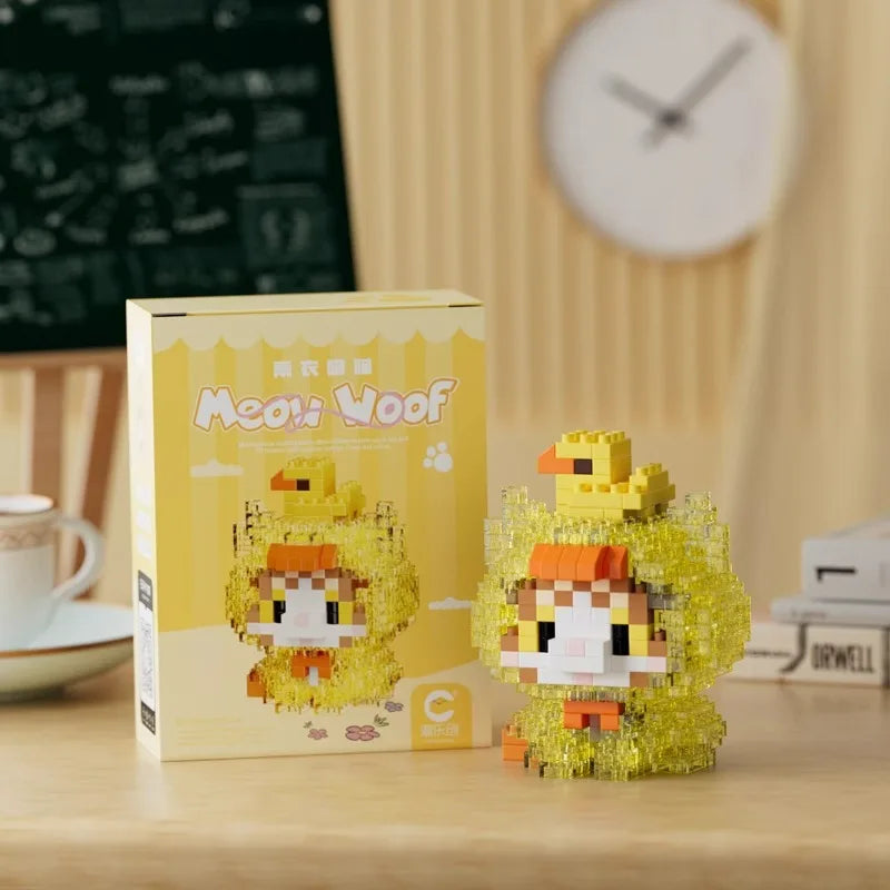 Premium New Children's Micro-particle Building Blocks, Animal Cartoon Dolls Crea