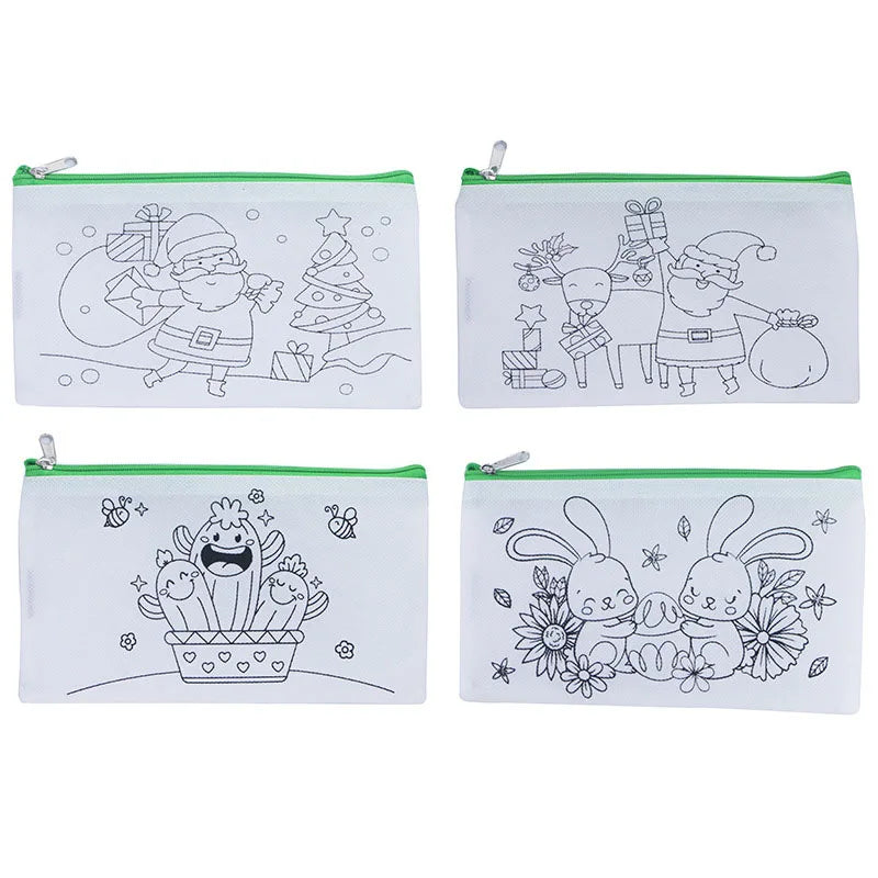 Premium DIY Graffiti Coloring Bag Set - Kids Art Craft, Ages 3+ (Creative Play)